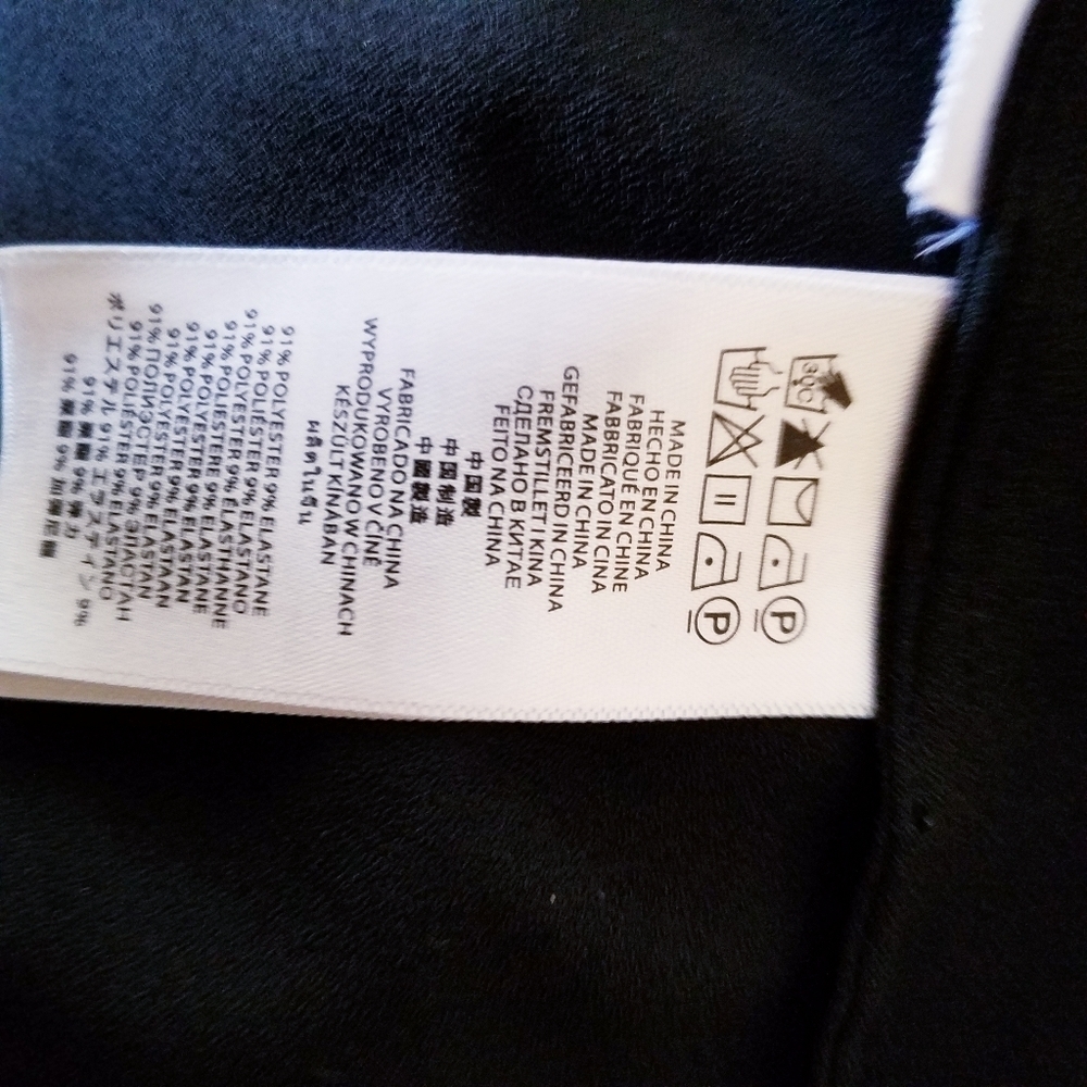 Michael Kors Black Midi Wrap Dress‎ Small - Picture 10 of 10